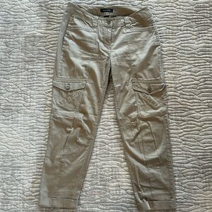 White House Black Market (4) Tan Dress Pants with Pockets, slim ankle